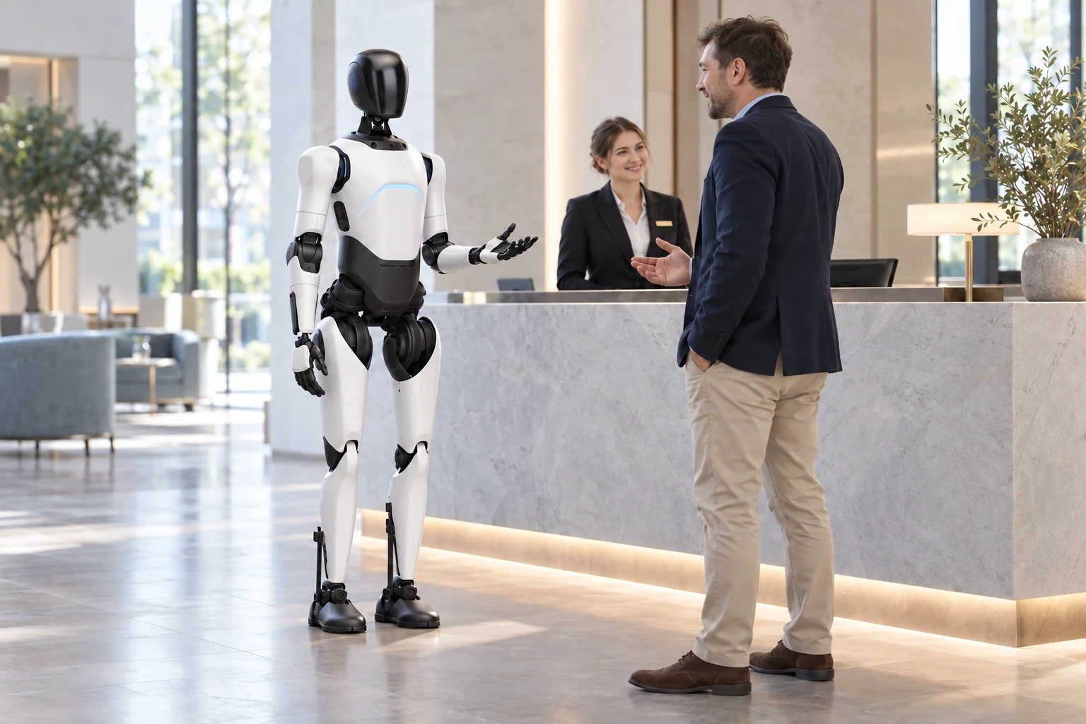 Recepcija in storitve za stranke · AGIBOT A2 Ultra