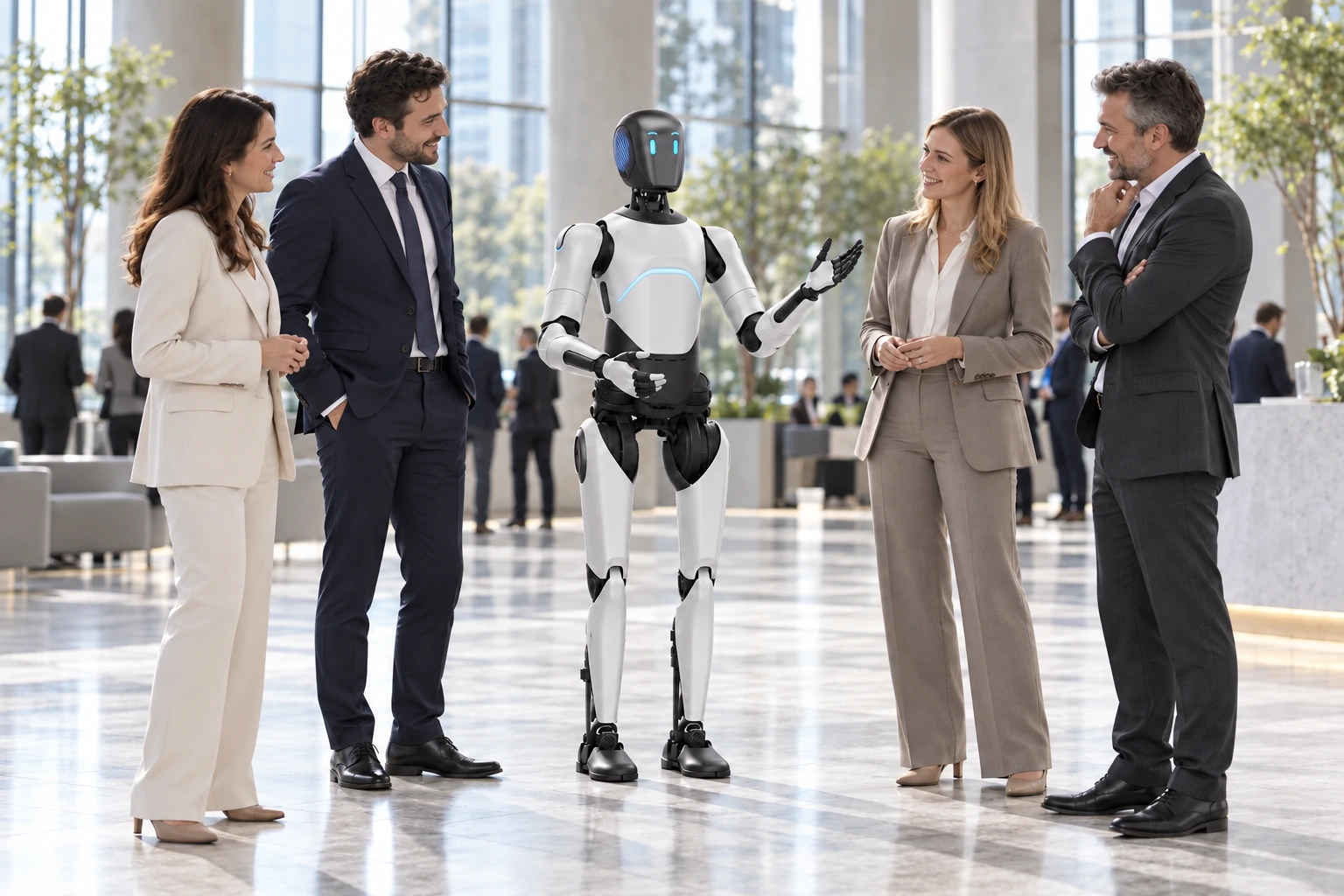 AGIBOT A2 Ultra — humanoidni robot v človeški velikosti, visok 169 cm. AGIBOT A2 Ultra — humanoidni robot v človeški velikosti, visok 169 cm.