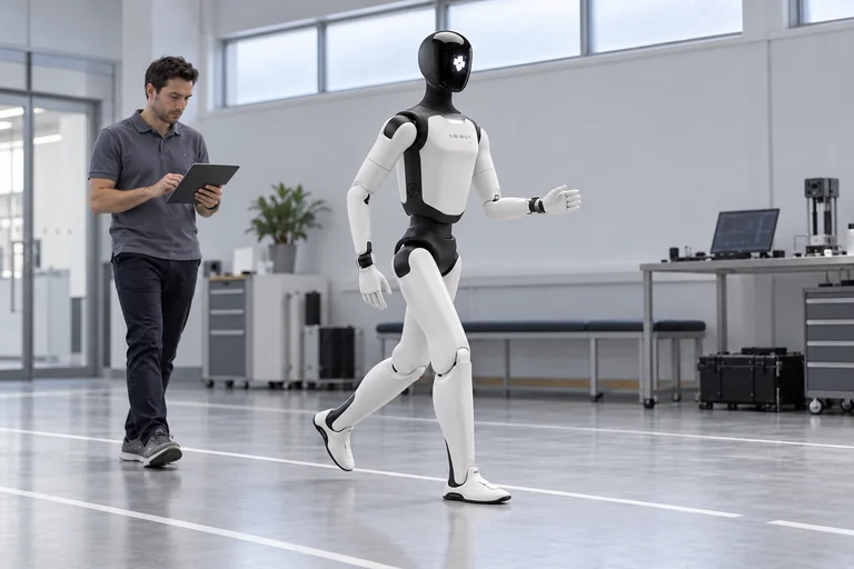 AGIBOT A3 Developer – Járásvizsgálat kutatói felügyelettel