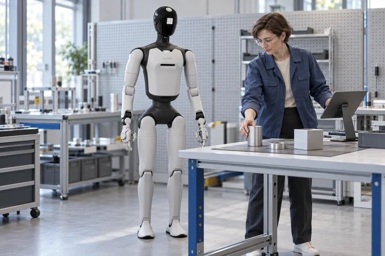 AGIBOT A3 Ultra Developer – Adatgyűjtés egy oktatási munkacellában