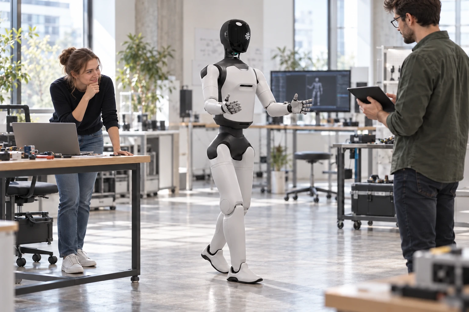 Dinamikus mozgás, látványos megjelenés · AGIBOT A3 Ultra Developer Dinamikus mozgás, látványos megjelenés · AGIBOT A3 Ultra Developer