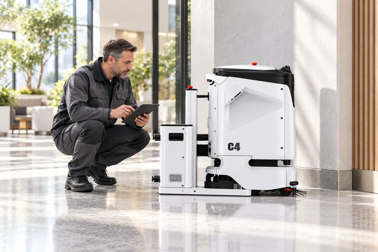 AGIBOT C4 – Weniger tägliche Eingriffe. AGIBOT C4 – Weniger tägliche Eingriffe.