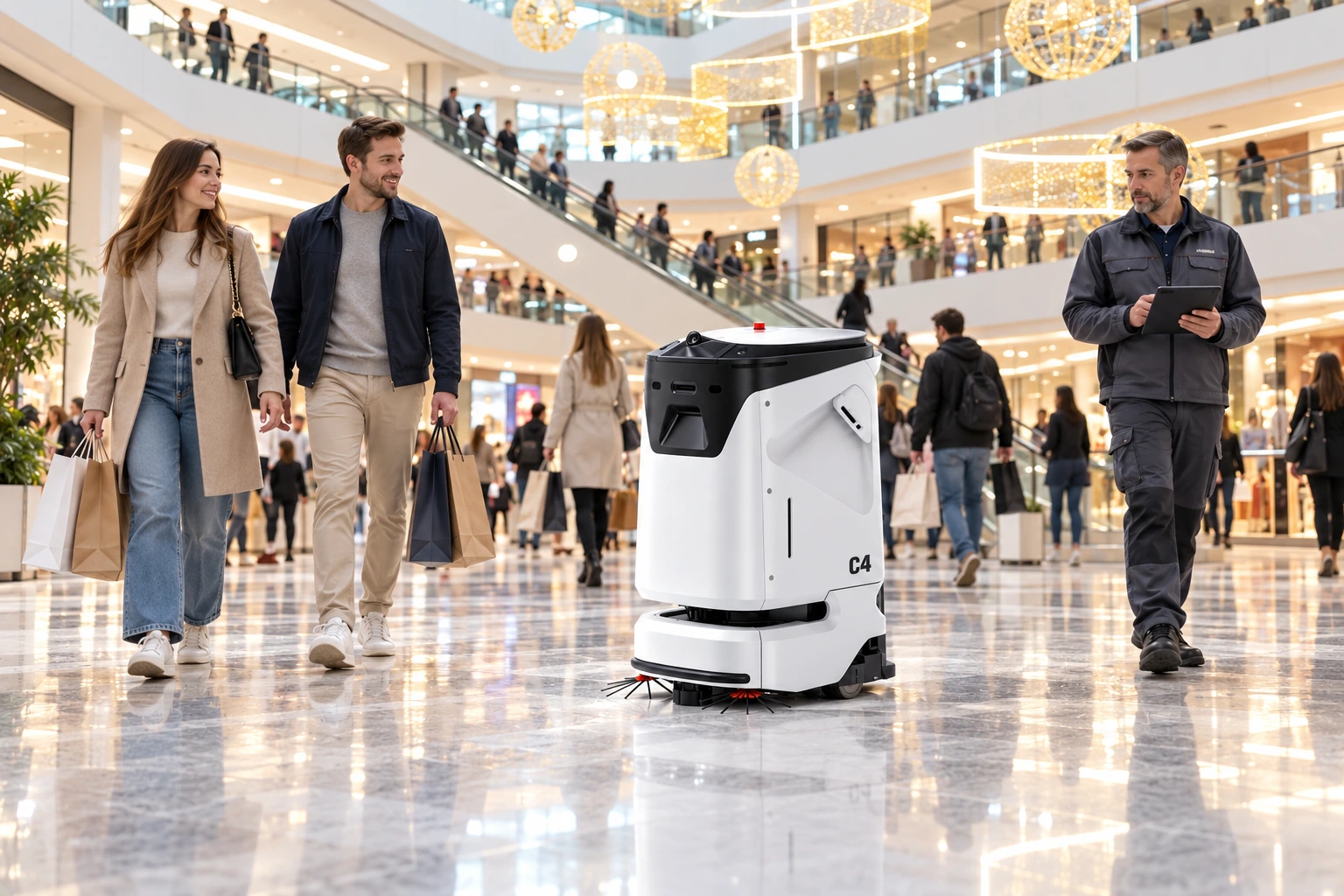 AGIBOT C4 – Einkaufszentren AGIBOT C4 – Einkaufszentren