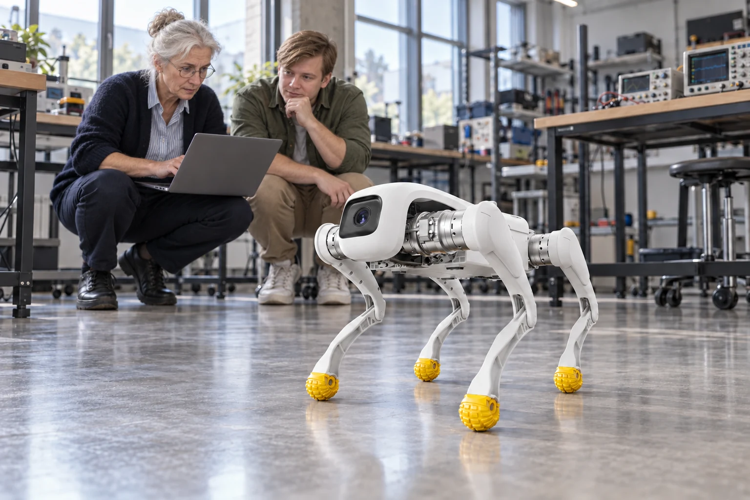 AGIBOT D1 EDU – Laboratorní cvičení řízení pohybu