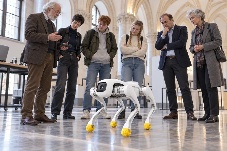 AGIBOT D1 EDU – Ukázka na dni otevřených dveří univerzity