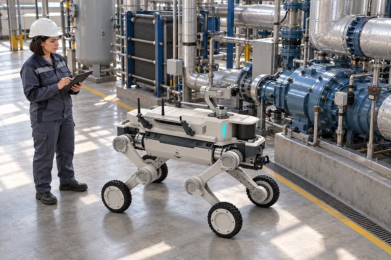 AGIBOT D1 Max Inspection System – Refrigeration-compressor inspection