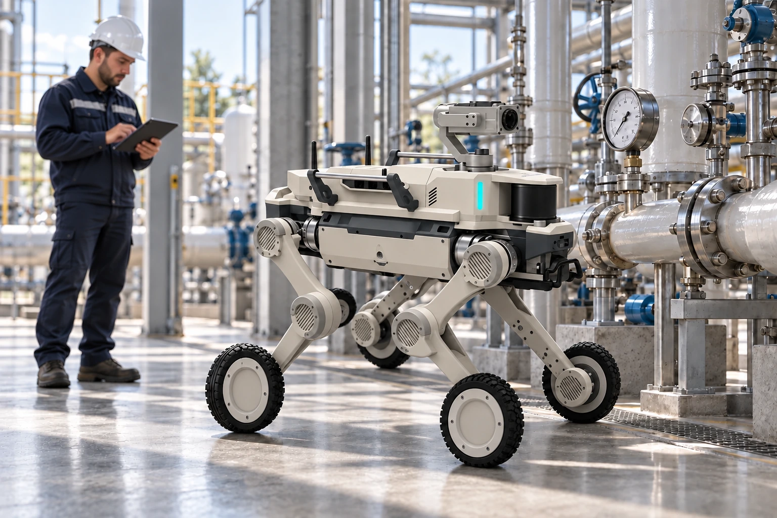 AGIBOT D1 Max Inspection System – Instrument reading · D1 Max Inspection System