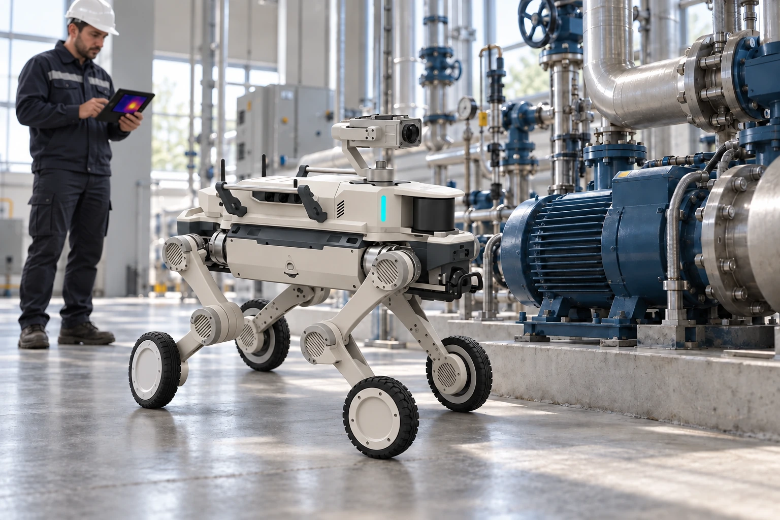 AGIBOT D1 Max Inspection System – Thermal inspection · D1 Max Inspection System