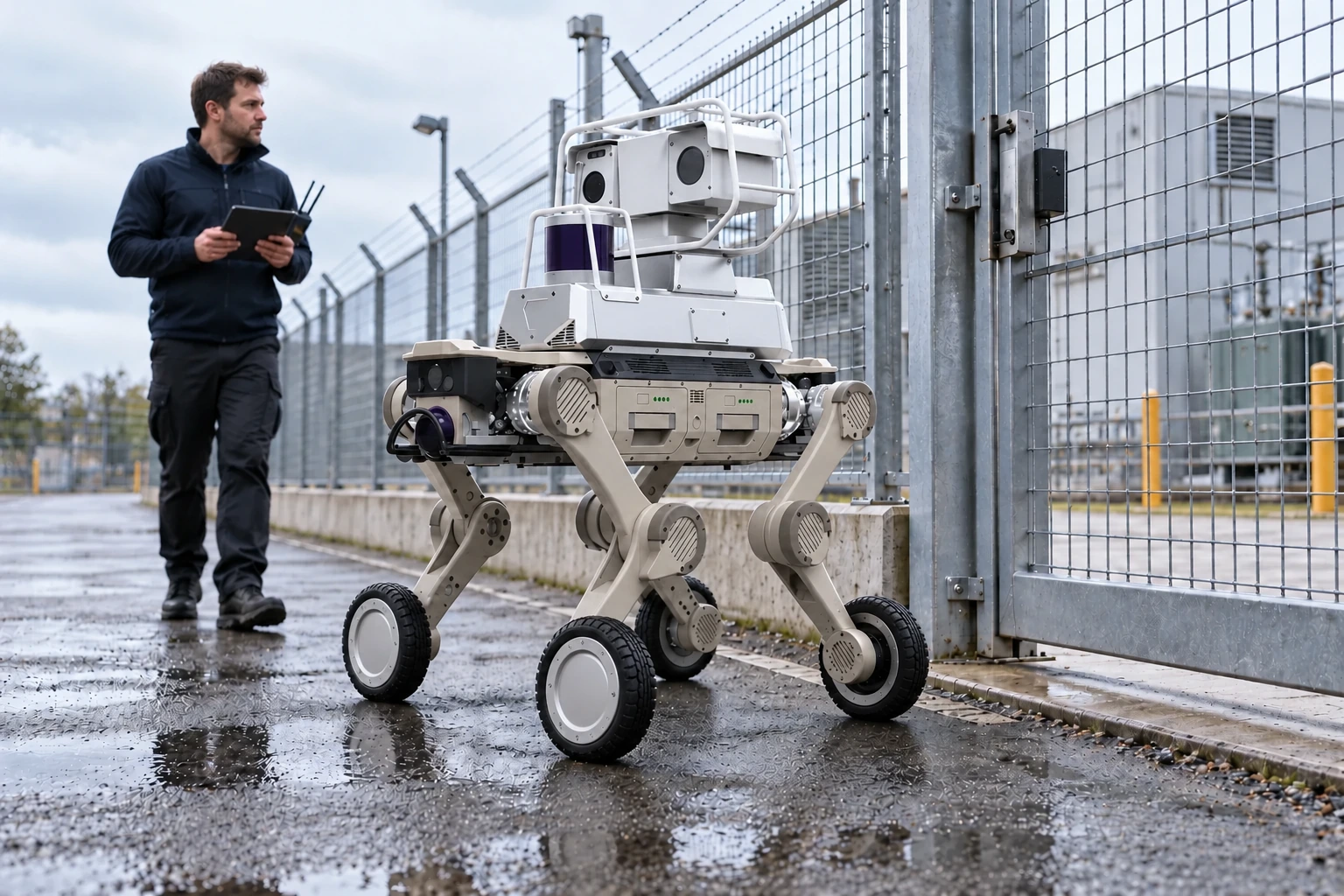 AGIBOT D1 Max Devriye Sistemi – Açık alan çevre izlemesi · D1 Max Devriye Sistemi