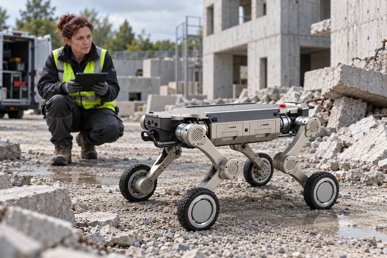 AGIBOT D1 Max – Vorbereitete Einsatzübung für Notfälle