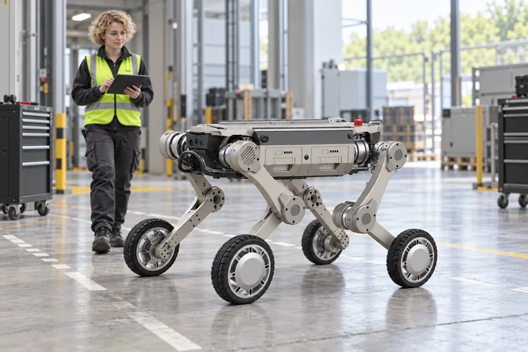 AGIBOT D1 Max – Vorführung der Rad-Bein-Mobilität