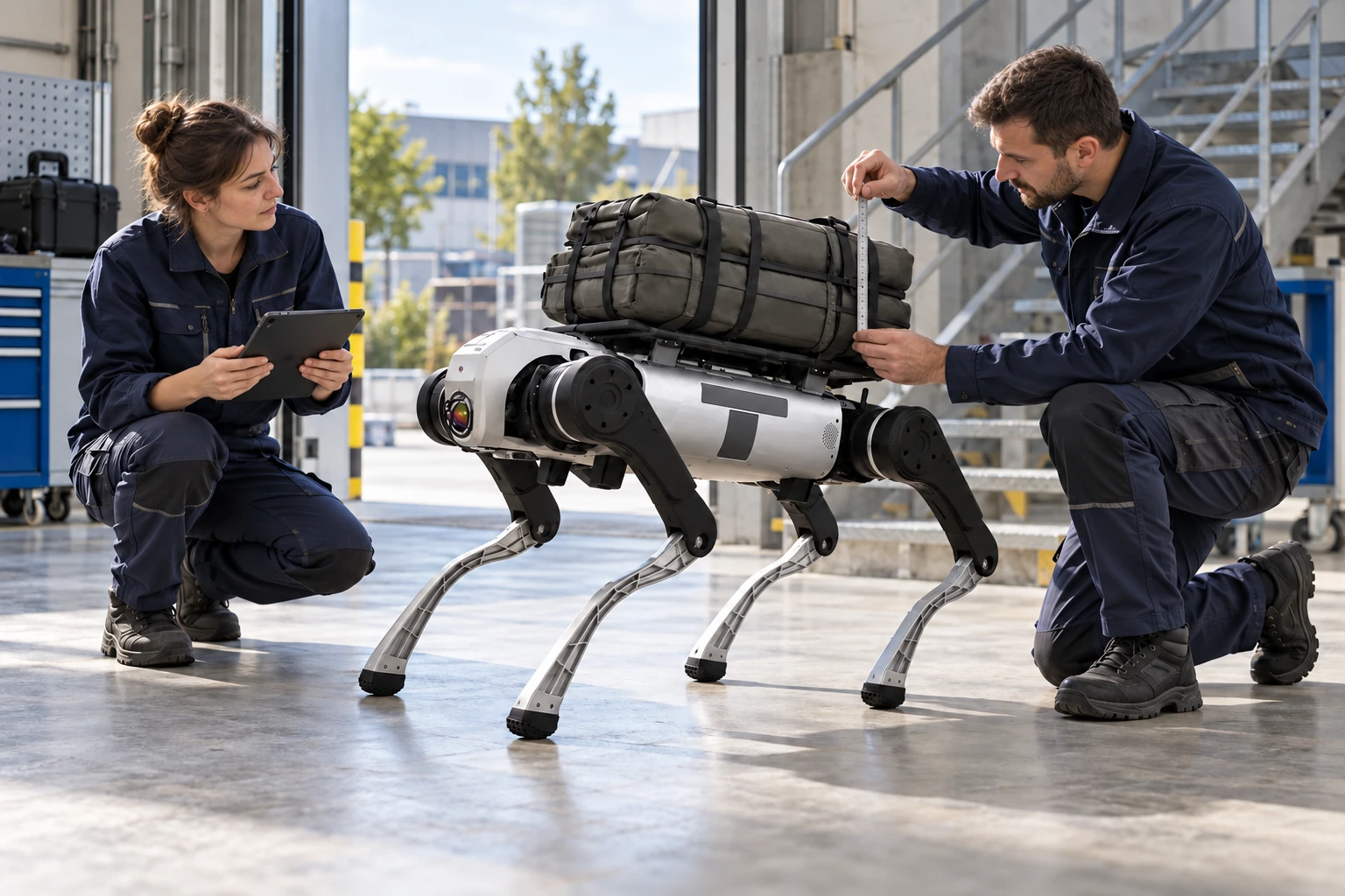 Navržen pro těžší vybavení · AGIBOT D1 MaxPro