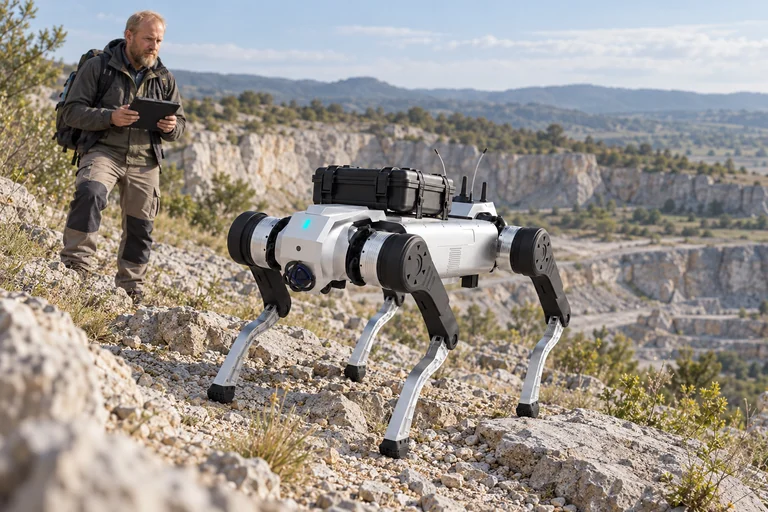 AGIBOT D1 MaxPro – Podpora geologických terénních prací