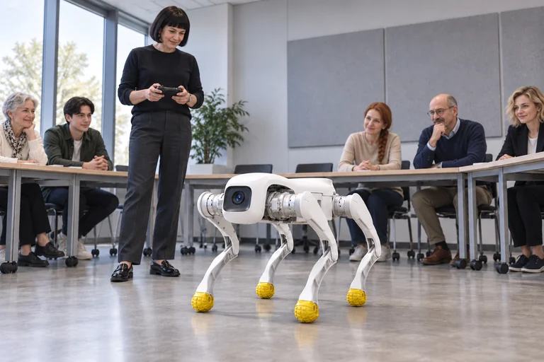 AGIBOT D1 Pro – Vorführung von Steuerung und Bewegung