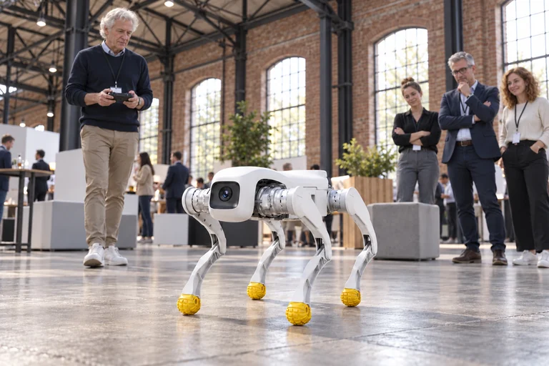 AGIBOT D1 Pro – Programm einer Technikveranstaltung