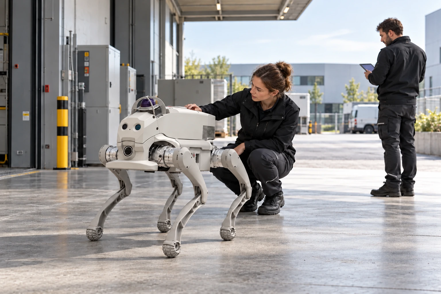 AGIBOT D1 Ultra Devriye Sistemi — Pilot uygulamada tüm sistemi doğrulayın.