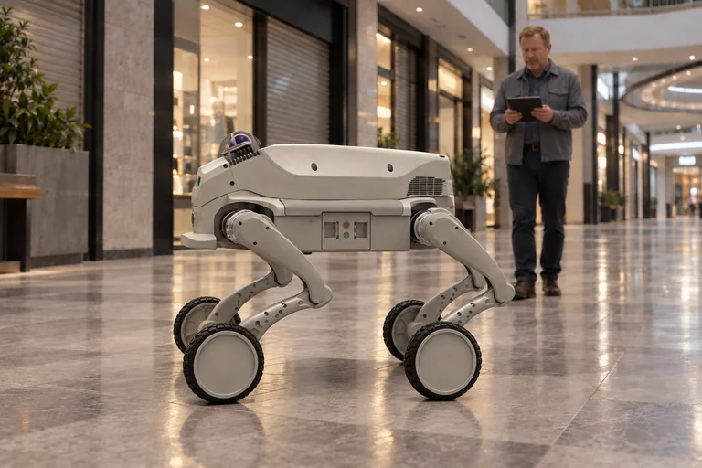 Sistem za obhode AGIBOT D1 Ultra-W – obhod nakupovalne pasaže po zaprtju