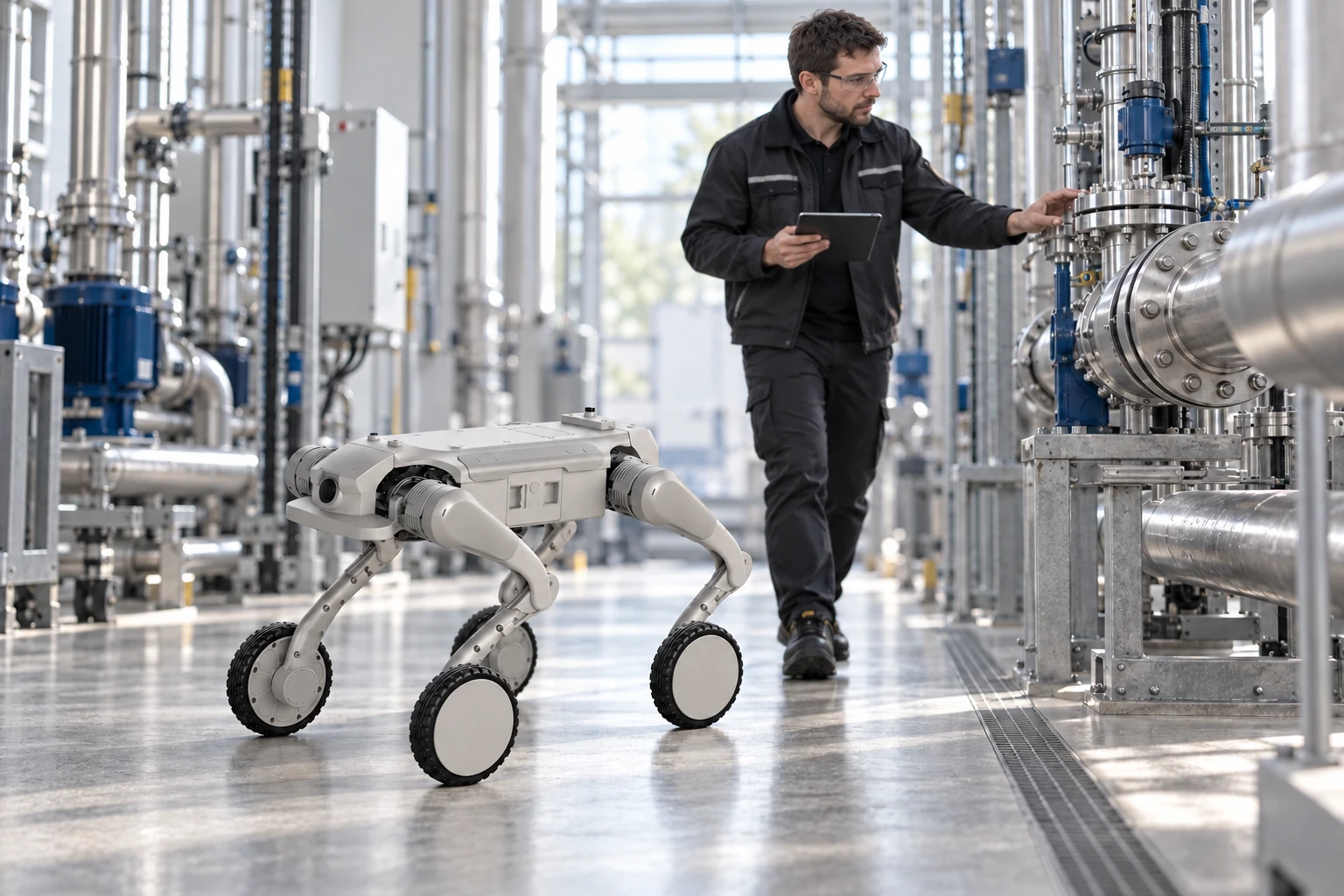 Industrijska inspekcija · AGIBOT D1 Ultra-W