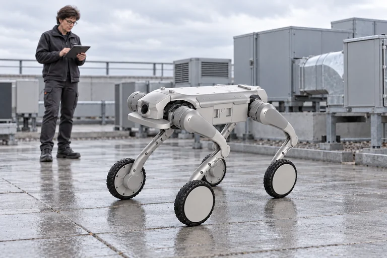 AGIBOT D1 Ultra-W – ispitivanje krovne servisne rute