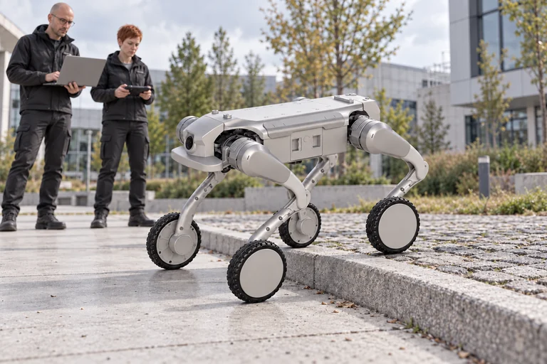 AGIBOT D1 Ultra-W – kretanje nogama i kotačima po različitim površinama
