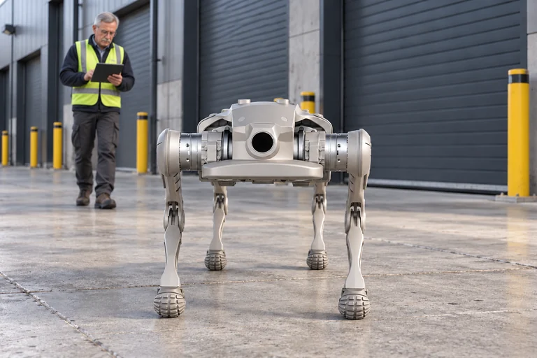 AGIBOT D1 Ultra – Betreuter Geländerundgang