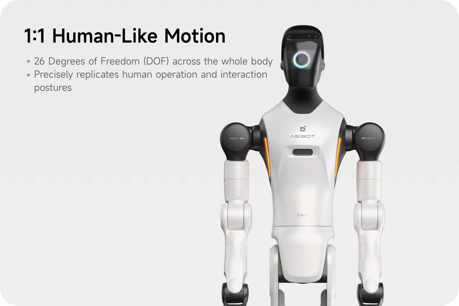 AGIBOT G2 – robotplatform – AGIBOT G2 – Mozgáskövetés