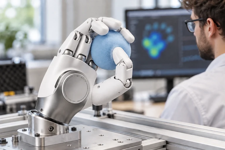 AGIBOT OmniHand 2025 Tactile – Výzkum hmatového snímání