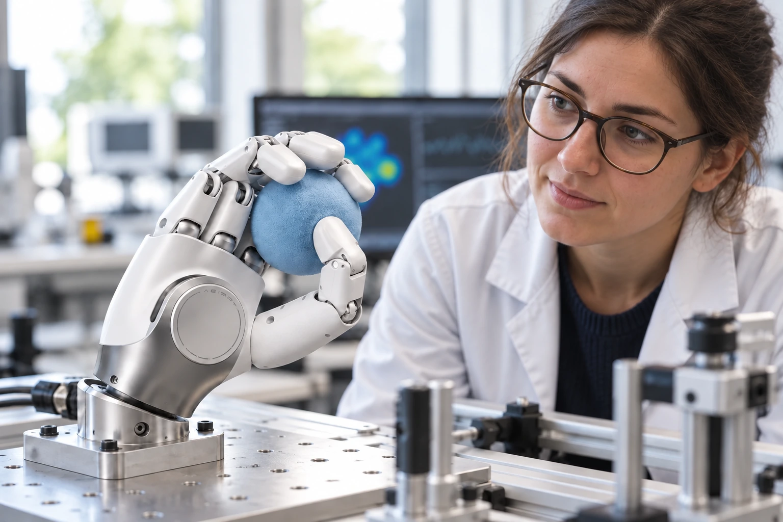AGIBOT OmniHand 2025 Tactile – Využijte informace o kontaktu při úchopu · OmniHand 2025 Tactile AGIBOT OmniHand 2025 Tactile – Využijte informace o kontaktu při úchopu · OmniHand 2025 Tactile