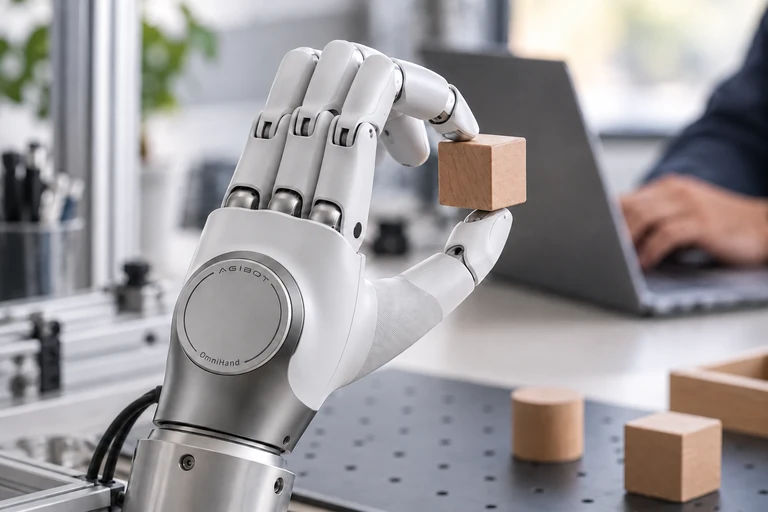 AGIBOT OmniHand 2025 – Robot eliyle manipülasyon