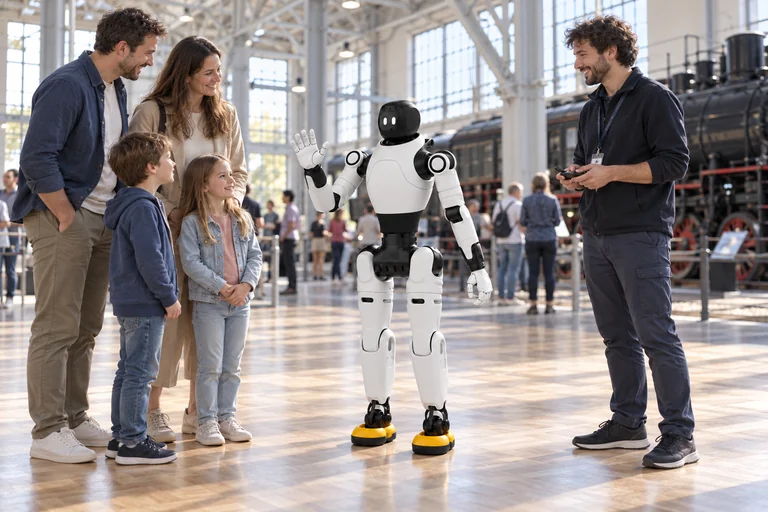 AGIBOT X2 – Představení robota na rodinném dni otevřených dveří